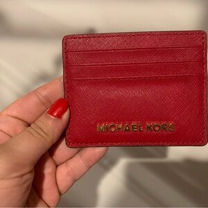 Michael Kors Scarlet Card Holder